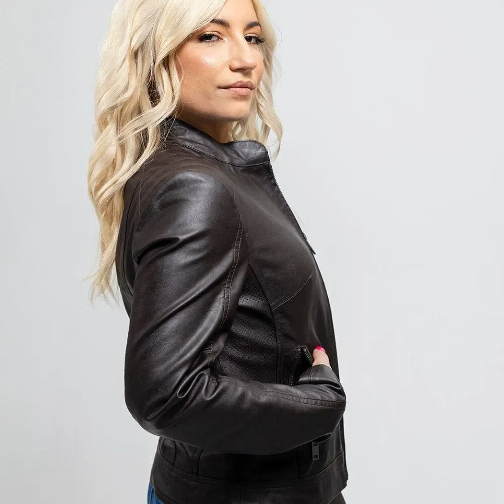 Women's Vegan Faux Leather Jacket